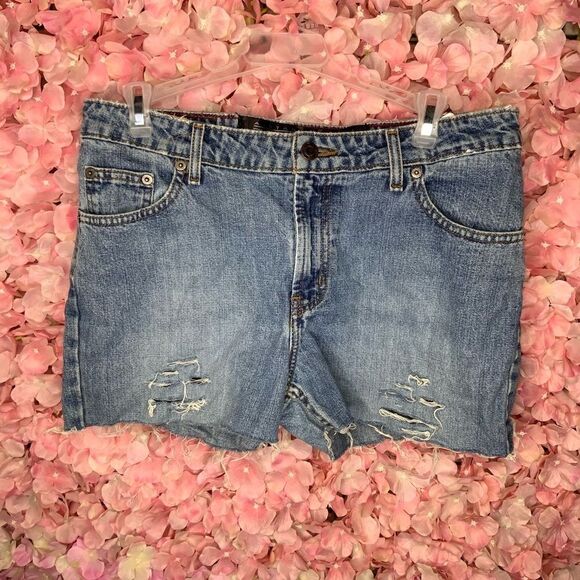 Denim Distressed Shorts! - Picture 2 of 2